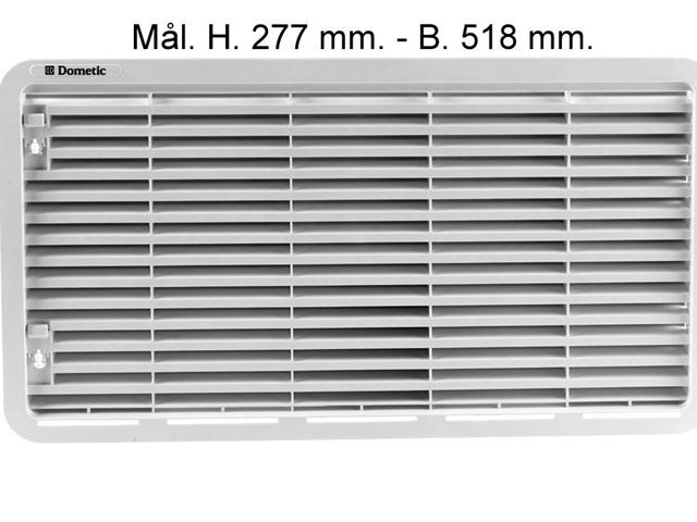 Vinterafdækning  279x518 mm. Med PU Isolering til - 30C.