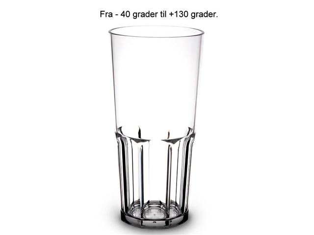 Glas 40 CL. Retro Polycarbonat drinks glas fra RB. 1 Stk.