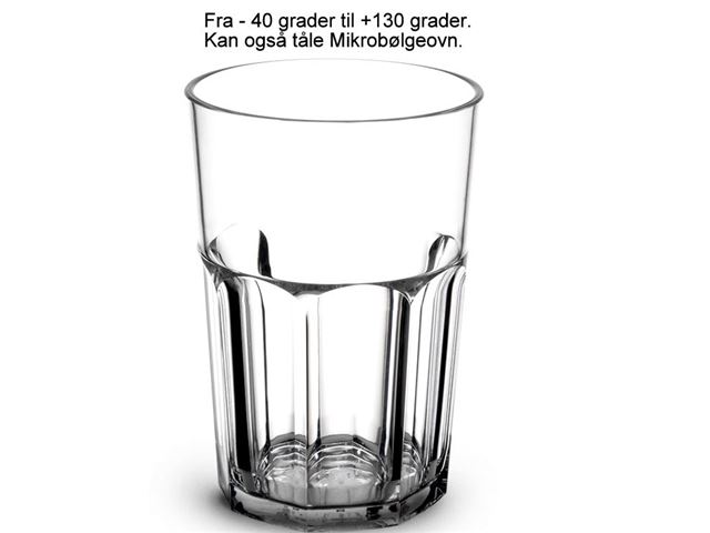Glas 45 CL. Retro Polycarbonat drinks glas fra RB. 1 Stk.