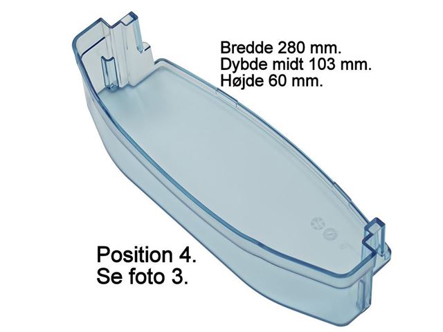 Dometic Dør hylde til RML 8230. Bla. Til Hobby 