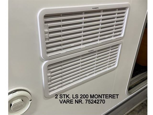 Dometic / Elektrolux Køleskabsrist sæt nederste hvid. Inkl. 