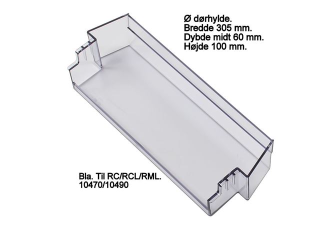 Dometic Dør hylde til RC/RCL/RML. 10470/10490 Skabe. 