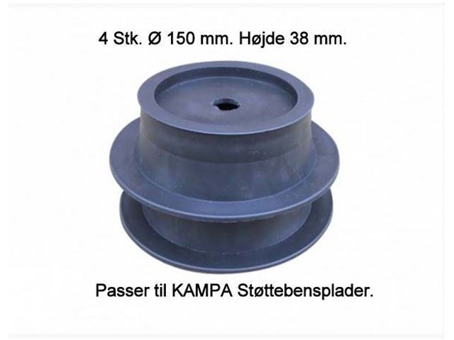 Stack Pads KAMPA 4 Stk. Ø 150 mm. H. 38 mm. 