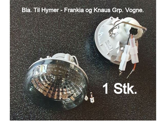 Baklygte Hella Ø 90 mm. Inkl. 12 V. 21 W. Pærer. 