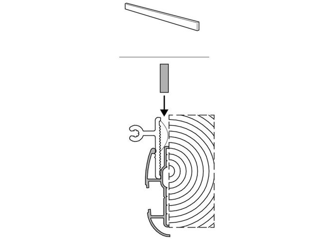 Thule Adapter/Monteringsskinne til Hobby År 2015. 