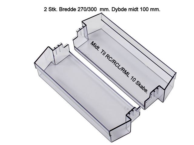 Dometic Dør hylde M. Til RC/RCL/RML 10 Skabe. 2 Stk. 