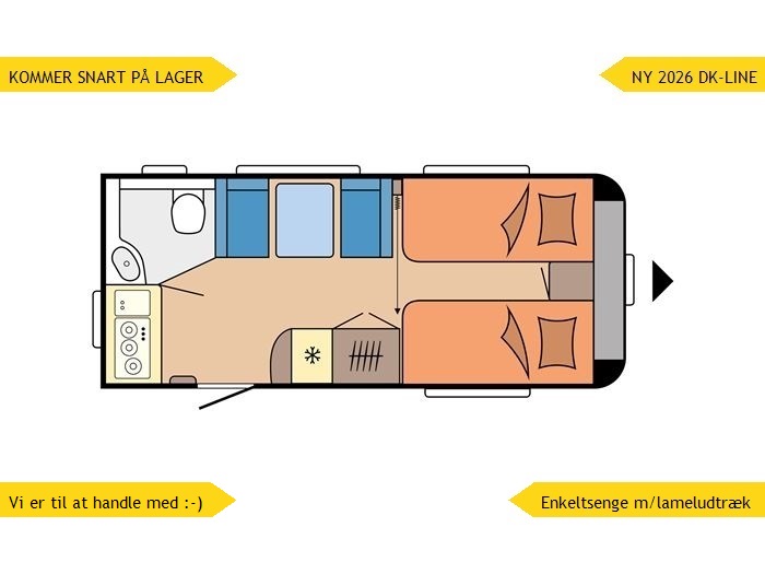 Hobby De Luxe 460 SL DK-Line 2026