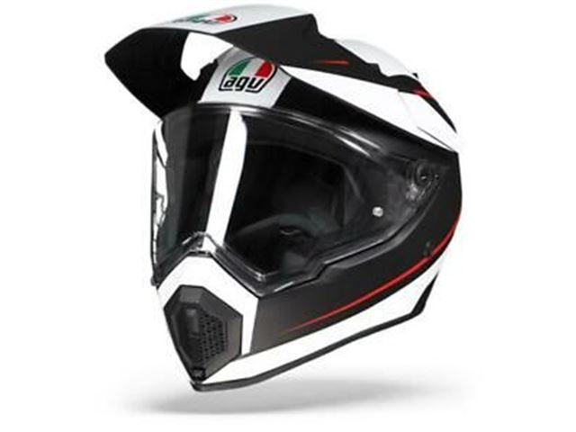 AGV AX9  Pacific Road Mat Black/White/Red XL