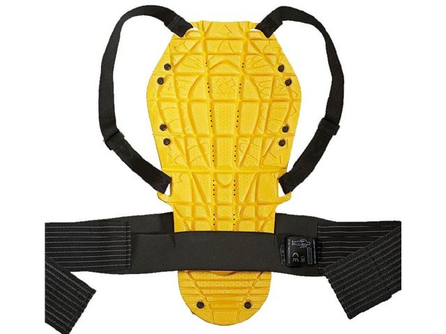 SPIDI Back Warrior Evo Black/Yellow O/S