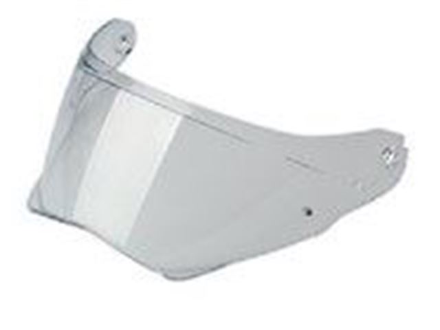 CLEAR ANTISCRATCH VISOR WITH PINS