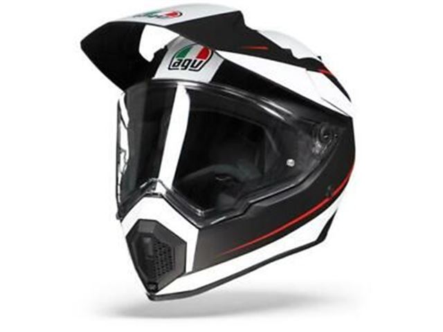 AGV AX9 Pacific Road Mat Black/White/Red