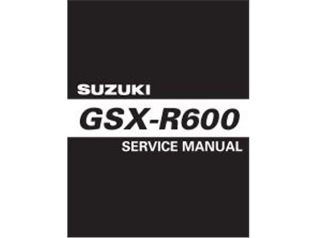 GSXR600 Service Manual