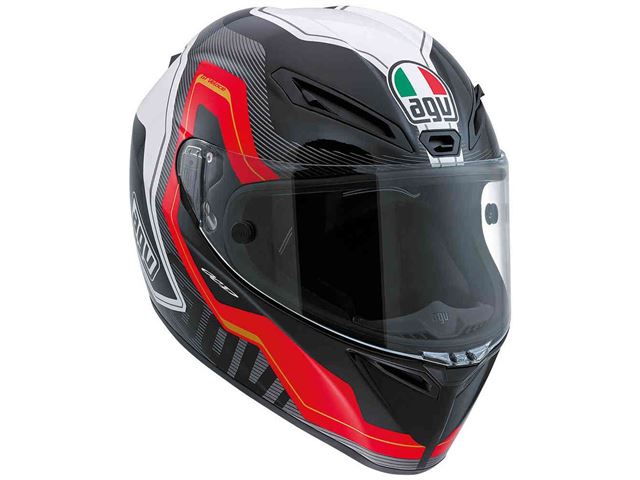 AGV GT-Veloce Izoard Sort/Hvid/Rød ML