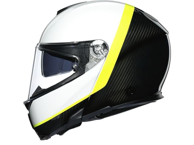 AGV Sport Modular Carbon/White/Yellow XXS