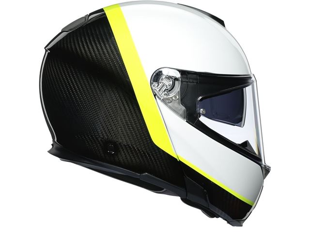 AGV Sport Modular Carbon/White/Yellow XXS
