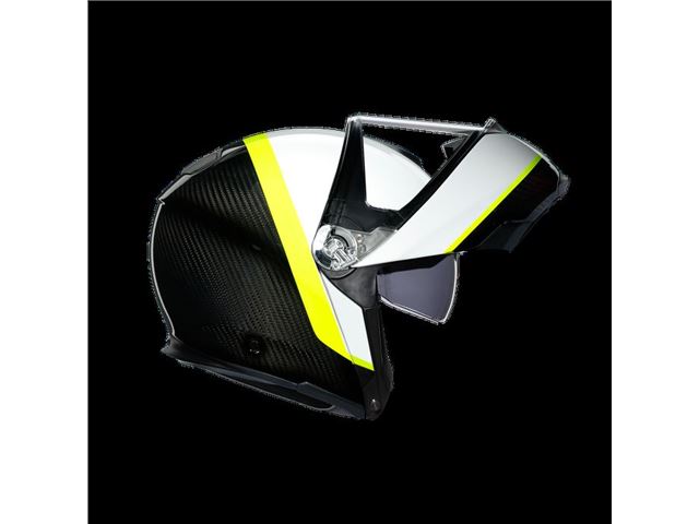 AGV Sport Modular Carbon/White/Yellow L