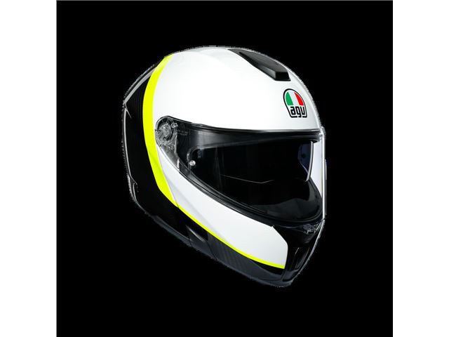 AGV Sport Modular Carbon/White/Yellow XXXL