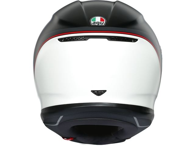 AGV K6 Minimal Mat Black/White/Red XXL