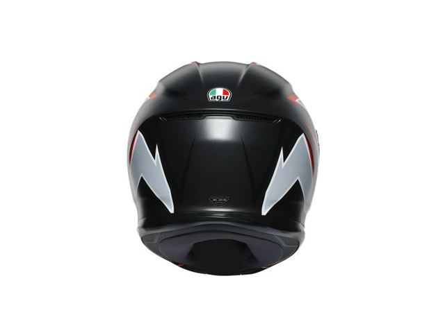 AGV K6 FLASH MATT BLACK/GREY/RED XL