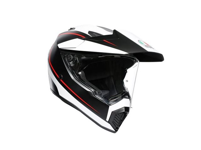 AGV AX9 MULTI MPLK/ANTARTICA MATT BLACK/CYAN Str. XL