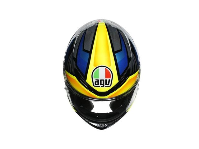 AGV K6 JOAN BLACK/BLUE/YELLOW L
