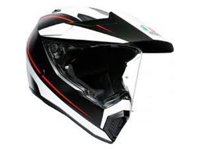AGV AX9 Pacific Road Mat Black/White/Red S