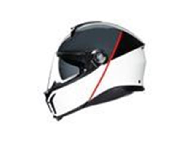  AGV TOURMODULAR MULTI  BALANCE WHITE/GREY/RED STR. XL