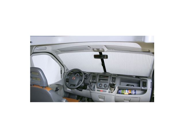 Remis forrudeplissegardin uden sensor til Fiat 2014-2021 samt Peugeot/Citroën 2014 og frem, beige.