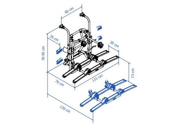 Thule Lift V16 til 2 (3) cykler. Manuel.