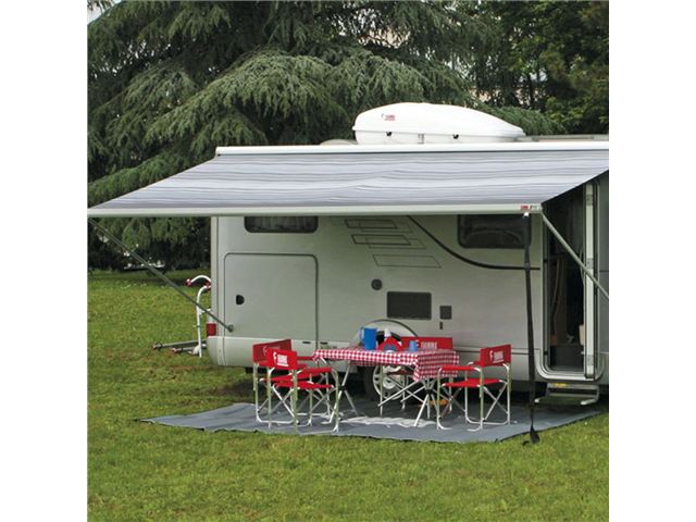 Fiamma F45 L markise, Deluxe Grey, hvid boks, L 5,00 meter