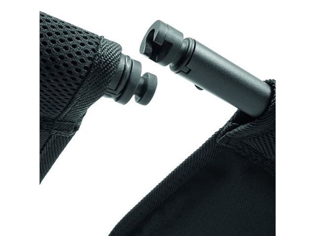 Brunner fodstøtte, sort, Skye 3D Black.