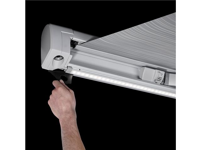 Thule Omnistor 5200 markise m. motor L 3,5 m. Mystic grey, grå boks.