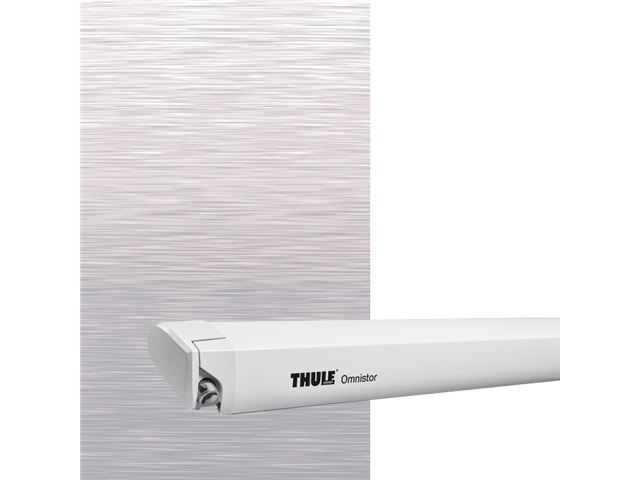 Thule Omnistor markise 6300 Længde: 3,25 m. x Dybde: 2,5 m. Mystic grey, hvid boks.