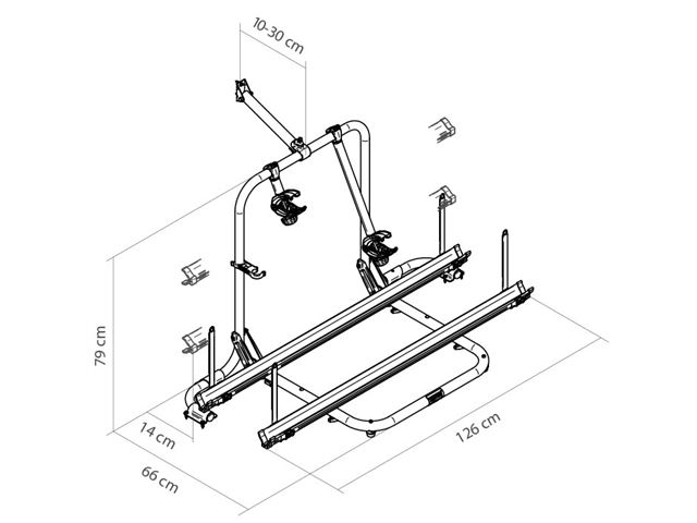 Thule Sport G2 - Garage til 2 (4) cykler