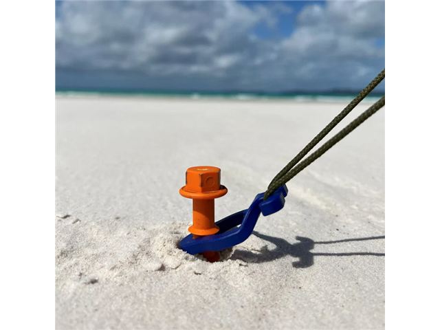 Peggy Peg sandorm inkl. clips - ekstra lang skruepløk