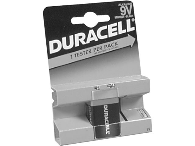 Duracell batteri 9 V, 6LR61 MN 1604