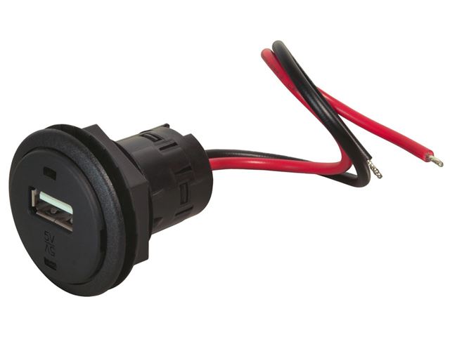 Indbygningsstikdåse USB / ikke pakket