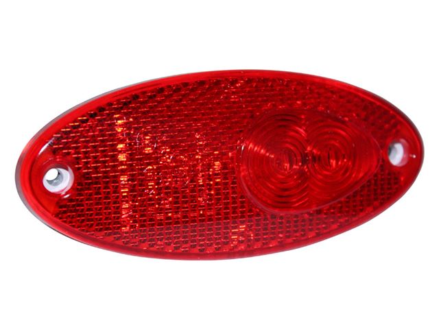 Markeringslygte LED Hella, rød, 102 x 45 x 15 mm / ikke pakket
