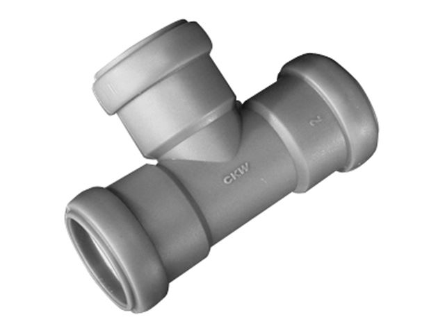 T-stykke med pakning, Ø 28 mm / ikke pakket