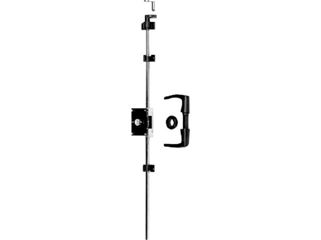 Stanglåsesystem med dørgreb til toiletdør, L 180 cm