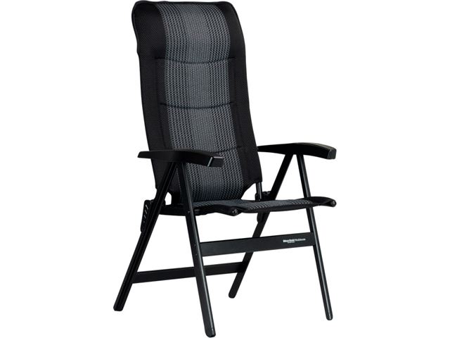 Westfield høj stol, Avantgarde-serien. Noblesse Silverline/Sort, grå.