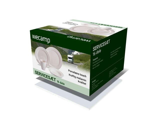 Servicesæt "Wecamp" 16 dele