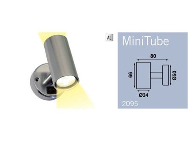 Spotlampe "Minitube D2" 12V USB
