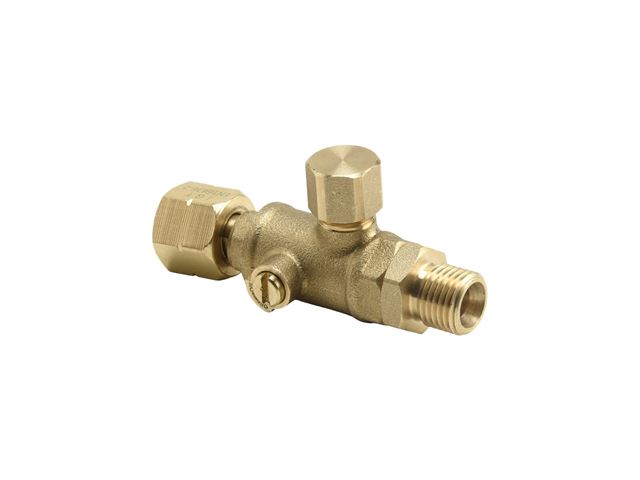 Testpunkt til gasregulator