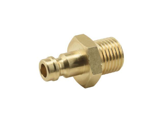 Gasstuds 1/4" og "han" quick-kobling