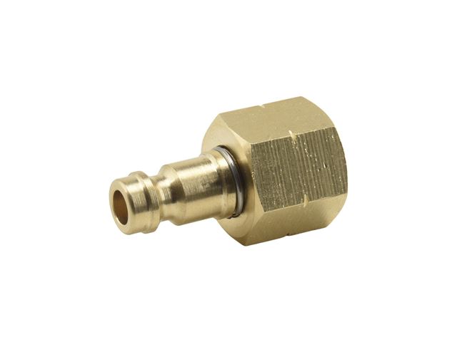 Gasstuds 1/4" og "han" quick-kobling