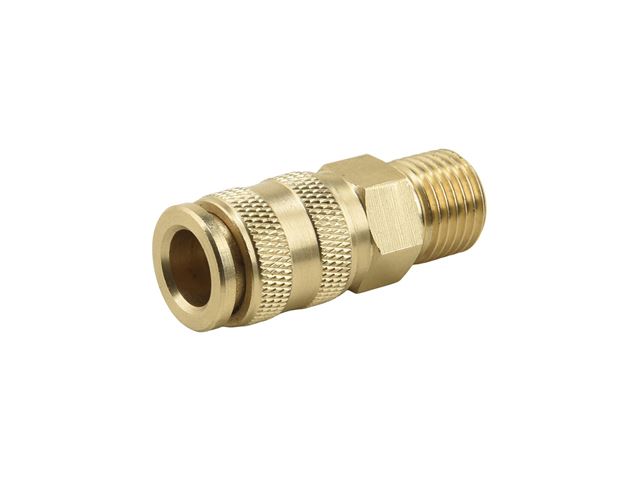 Gasstuds 1/4" og "hun" quick-kobling