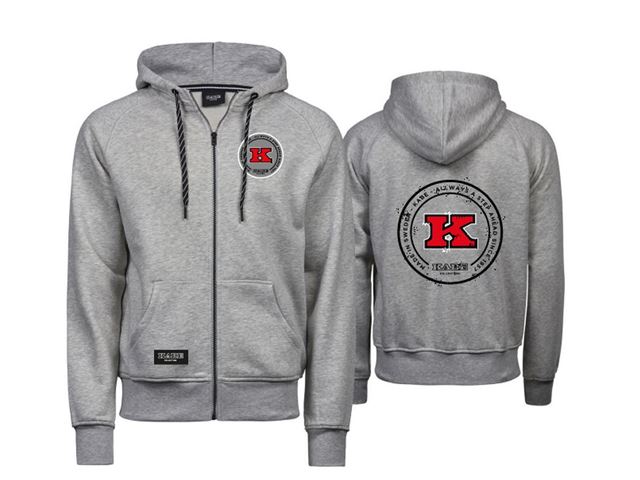 Hættetrøje med lynlås "Kabe Collection" str. XXL