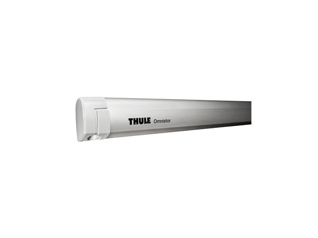 Markise "Thule 5200" Mystic Grey Længde: 352 cm. Dybde: 250 cm. Boksfarve: sølvgrå