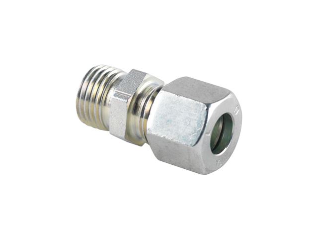Union til gasstuds 8 mm.
